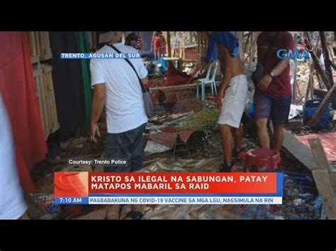 Kristo sa ilegal na sabungan, patay matapos mabaril sa raid .